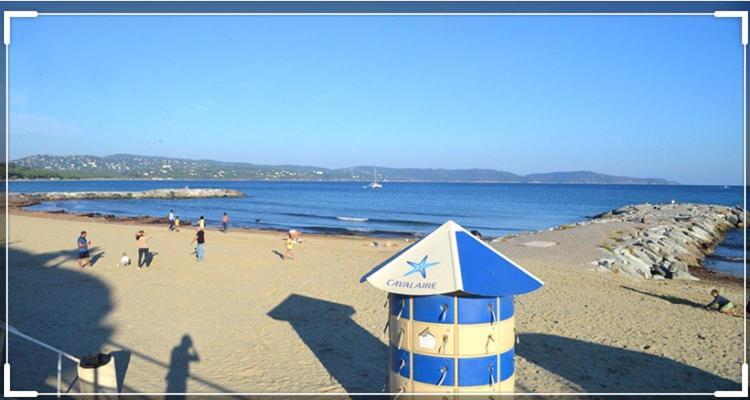 Cavalaire Vue Mer Au Loin Maisonnette Tout Equipee Pour 4 Personnes Avec Piscine Clim Wifi Velos Tv Barbecues ภายนอก รูปภาพ